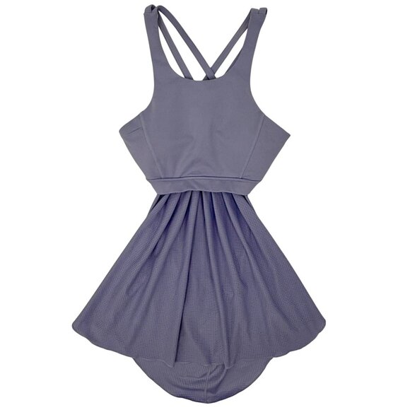 POPFLEX Tops - Popflex Active Purple Strappy Back & Mesh Supportive Sports Bra Goddess Top